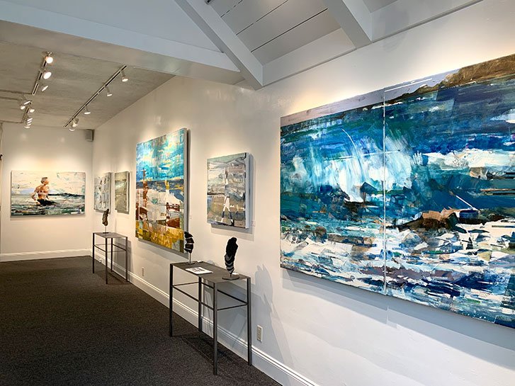 Artist Michael Azgour at Gallery MAR Carmel