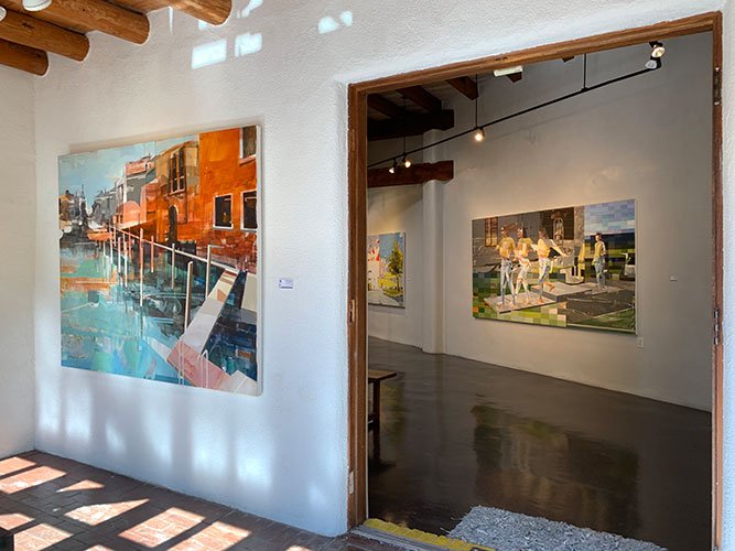 Michael Azgour exhibiting paintings at GF Contemporary in Santa Fe, NM